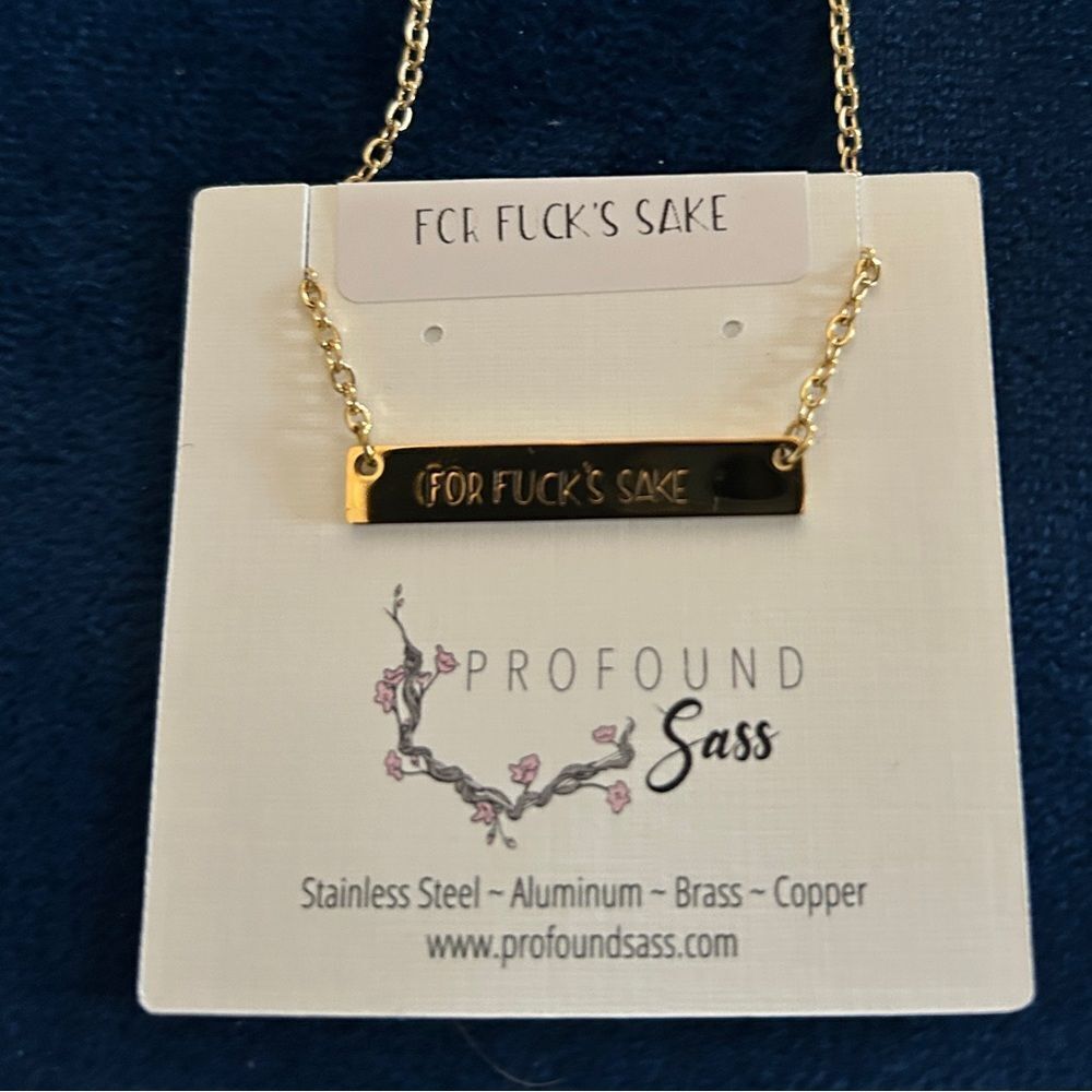 FOR F*CK’S SAKE | Necklace